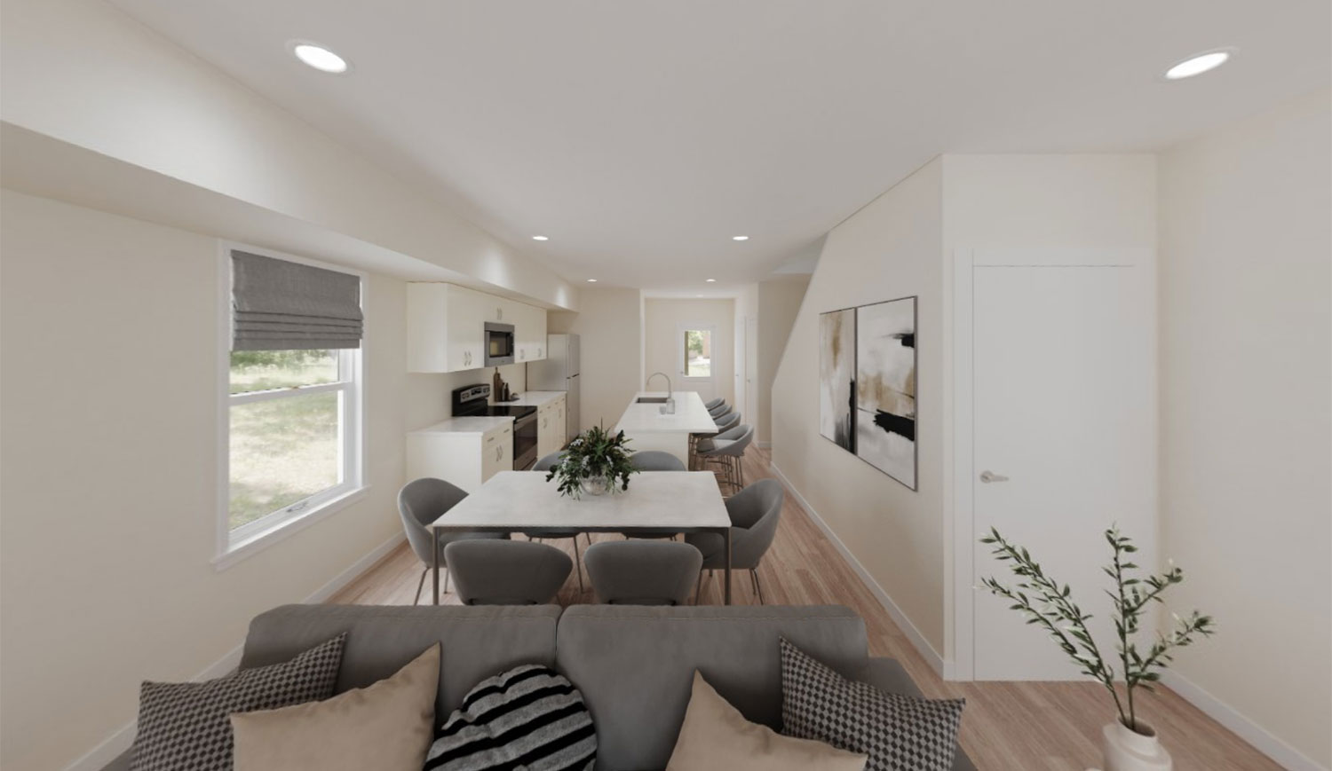 Dorsey Estates Living Space | Ypsilanti New Construction